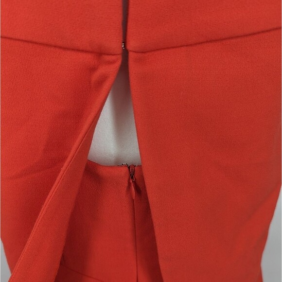 Eliza J Nordstrom Red Crepe Popover Sleeveless Mini Dress Size 8 NWT - Picture 7 of 12